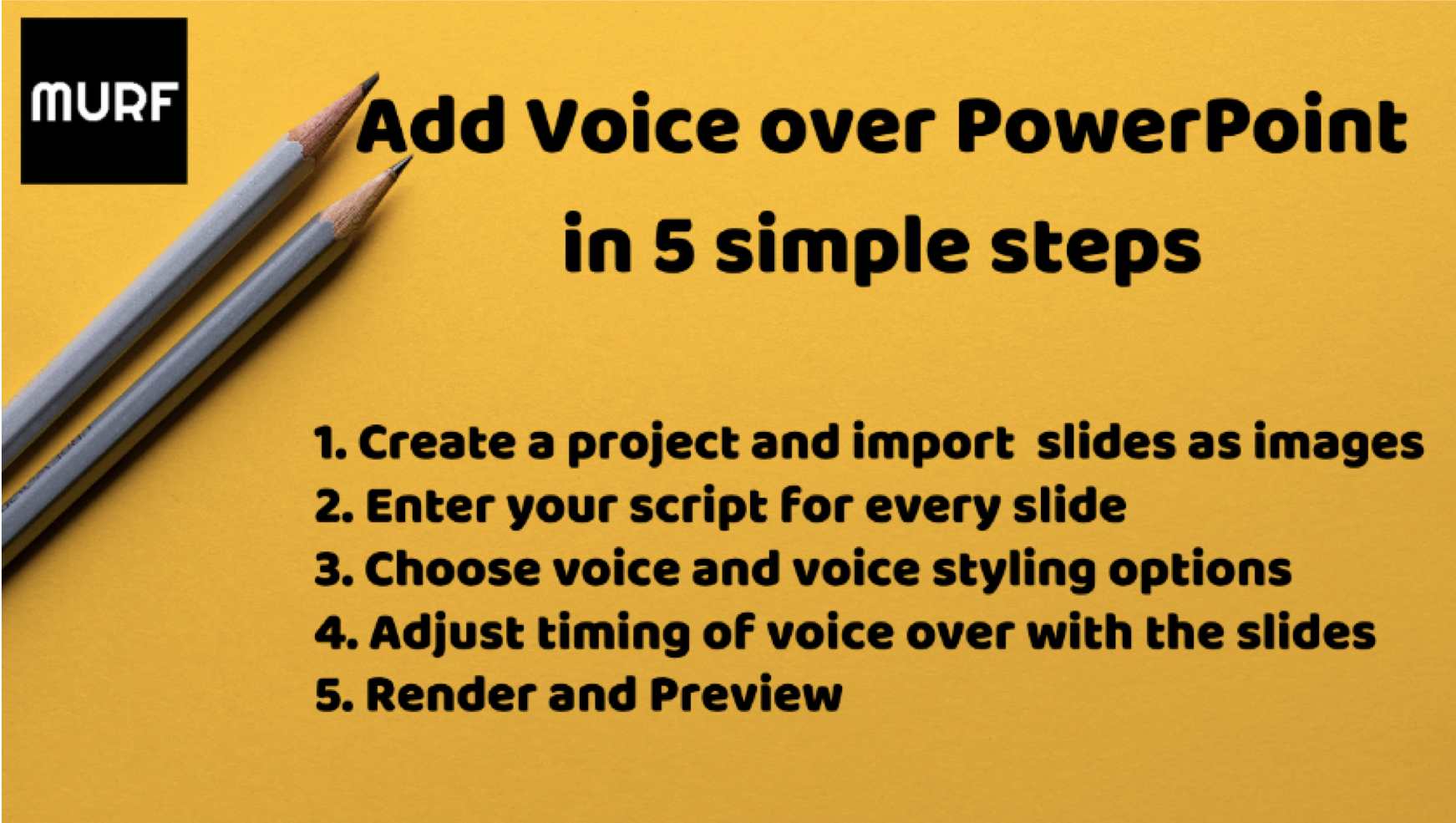 how to make a video presentation with voice over
