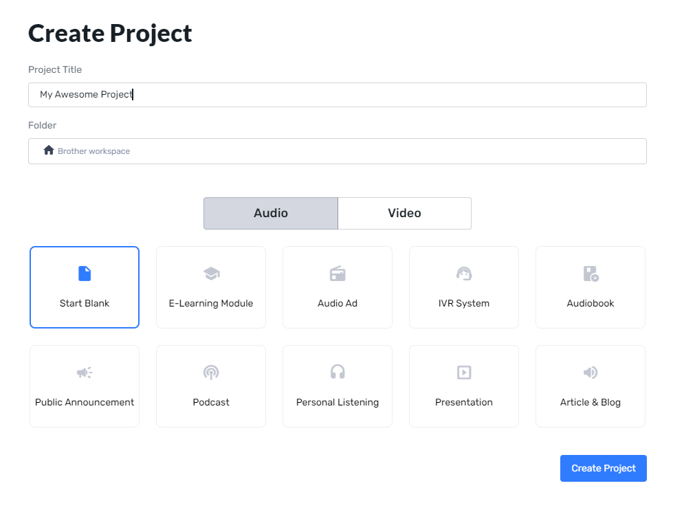 How to make a voice over video